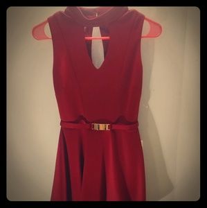 Red hot dress. Never worn